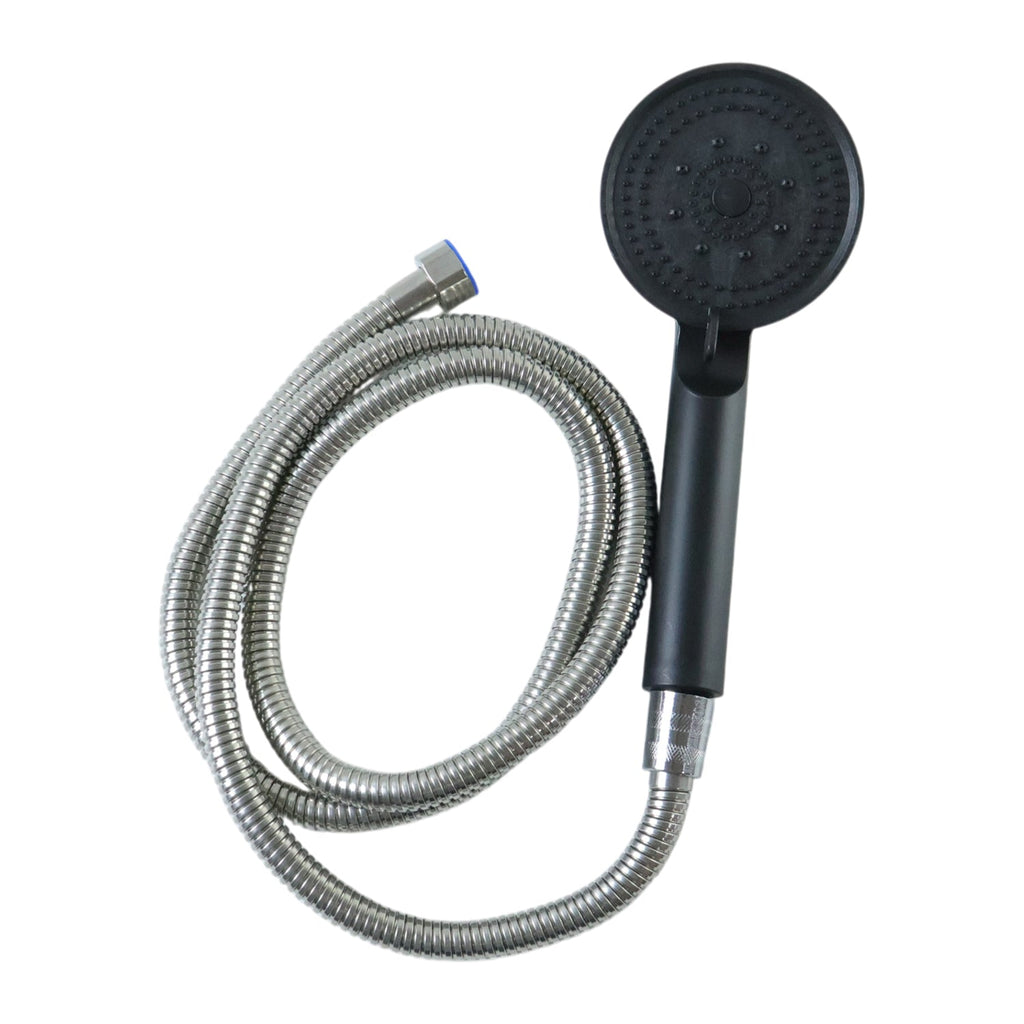 Handheld Bathroom Shower Head with Flexible Stainless Steel Hose 143 Cm Long