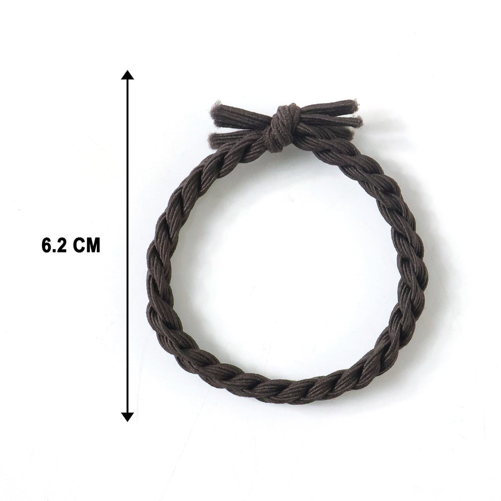 Braided Elastic Hair Bands Set (1 Set)