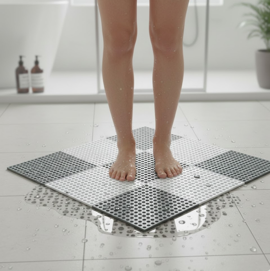Bath Anti-Slip Mat ‰ÛÒ Prevent Slippery Surfaces While Bathing (26ÌÑ26 cm)
