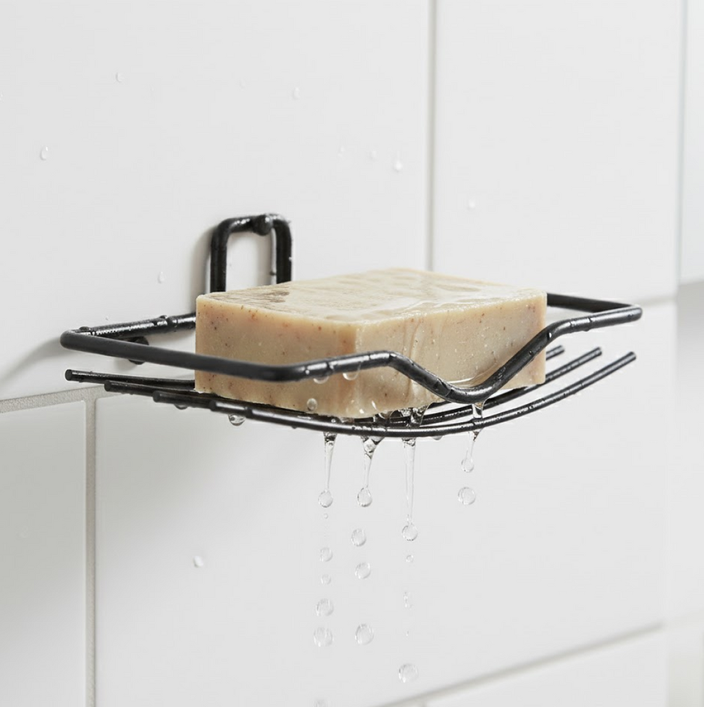 Wall Mount 2-Piece Soap Rack ‰ÛÒ Versatile Holder for Bathrooms & Homes