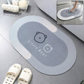 anti slip quick dry bathroom floor mat 89x59 cm