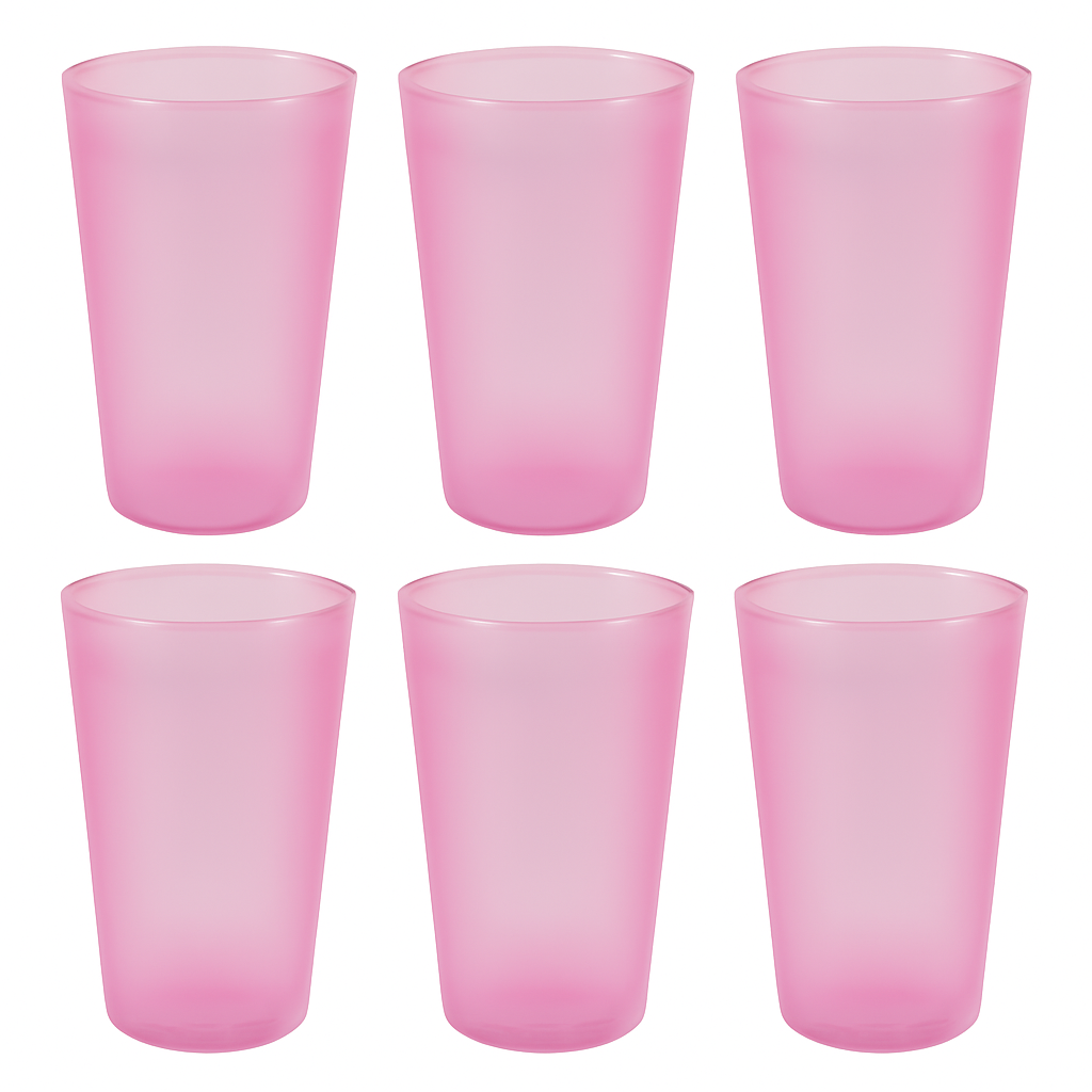 Large Glass Set ‰ÛÒ for Kitchens & Offices, Perfect for Water & Beverages (6-Piece)