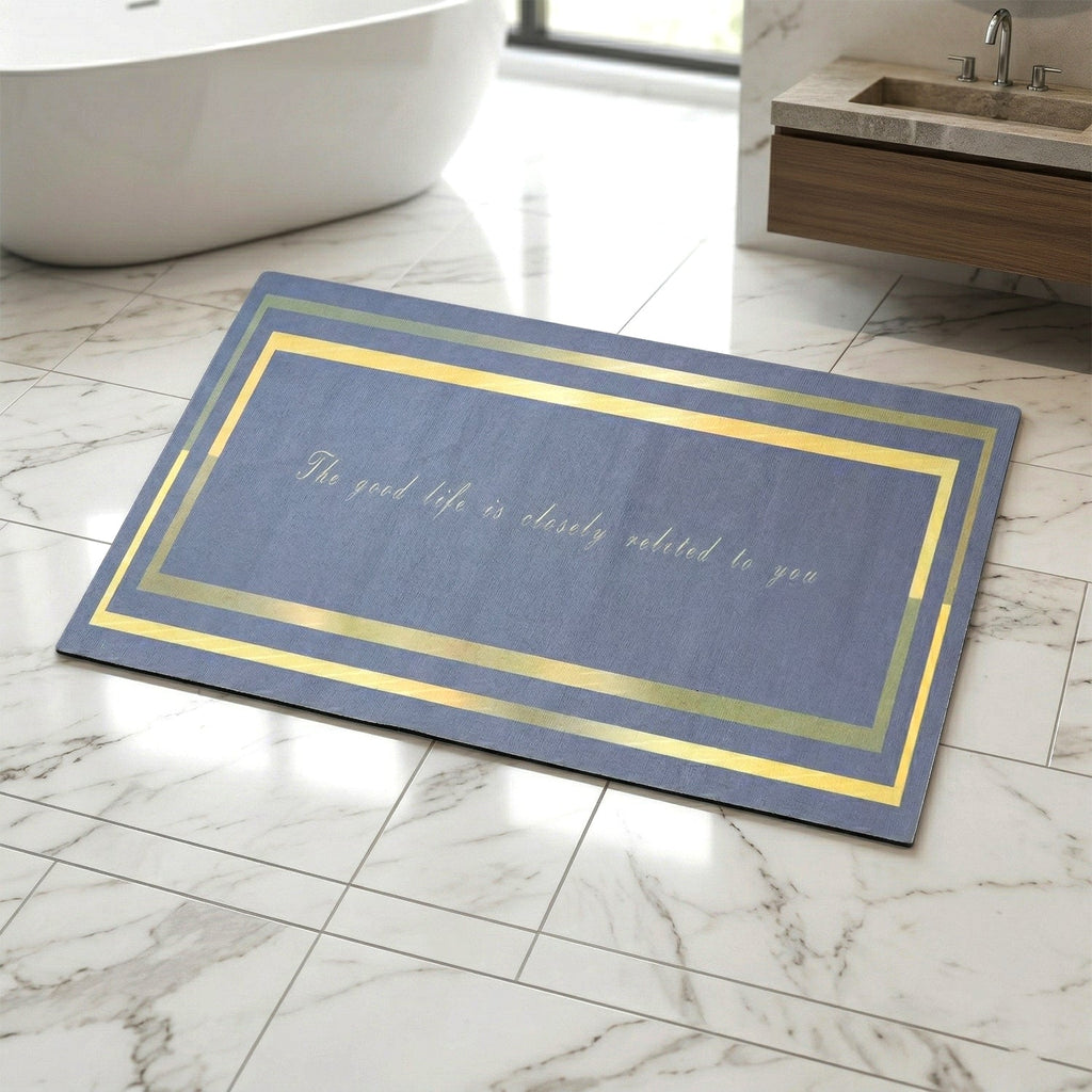 water absorbent bathroom rug for home