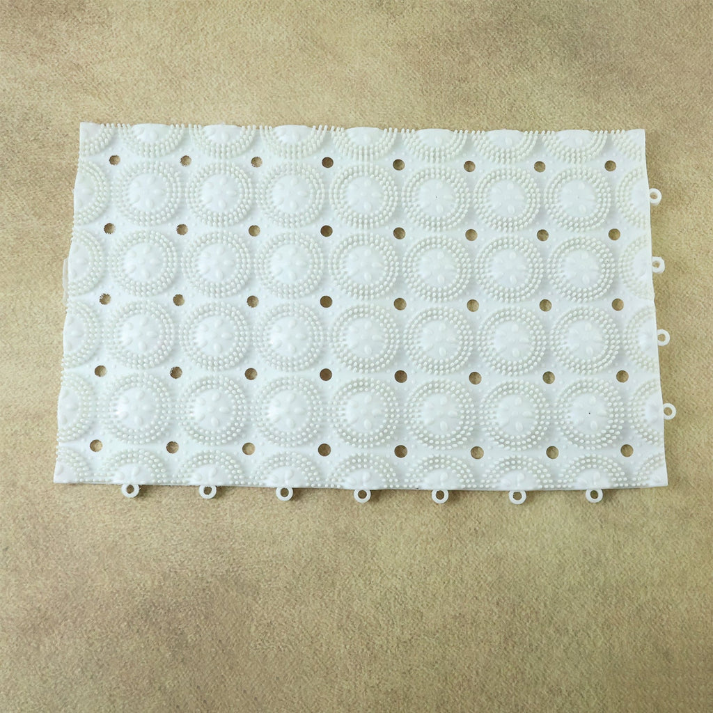Anti-Slip Bathroom Massage Mat with Suction Cups (33 × 21 cm / 4 Pc)